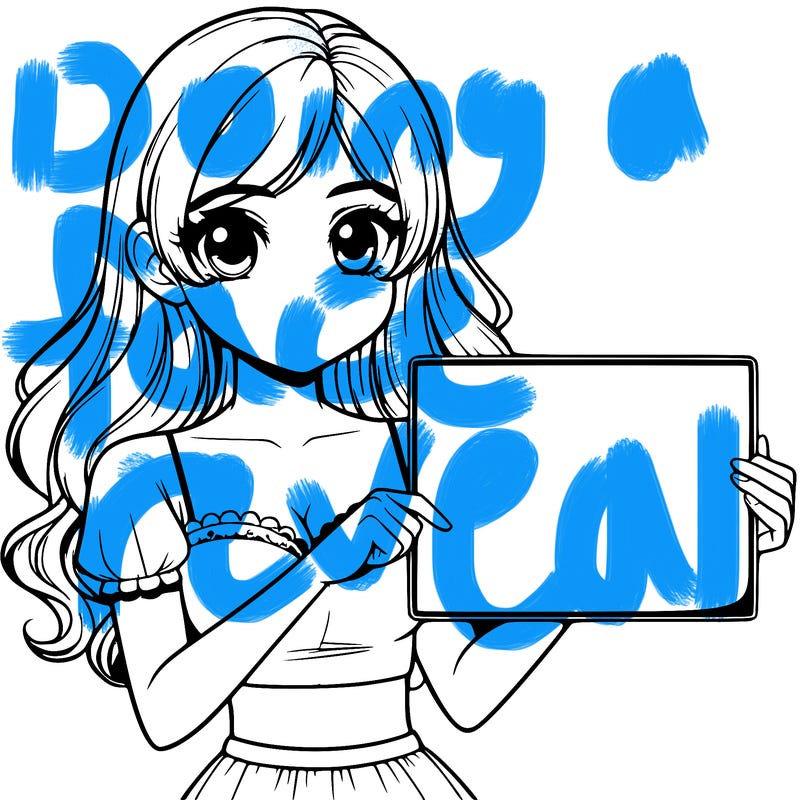 realistic pretty girl holding blank sign