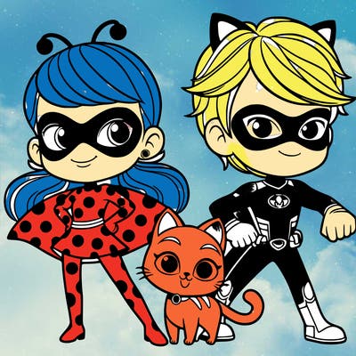 ladybug and cat noir