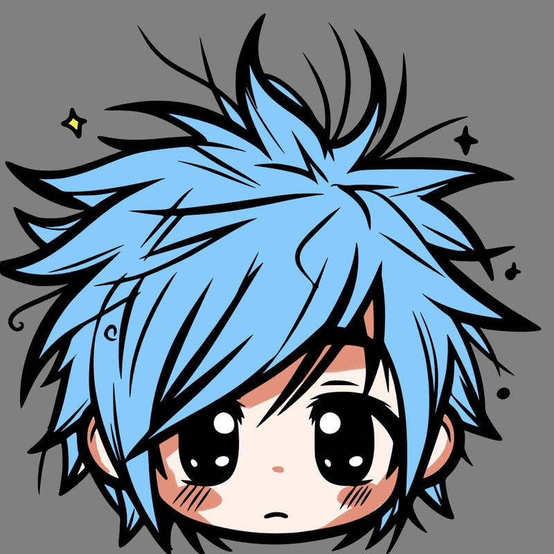 messy hair sharp eyes