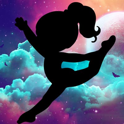 girl doing gymnastics