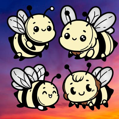 cute bumblebees