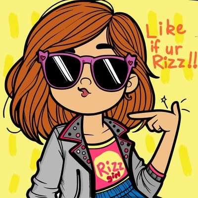 a girl that have sunglasses  doing a cool pose