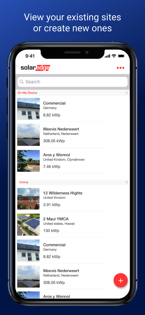 SolarEdge Mapper - Utilities App | MWM