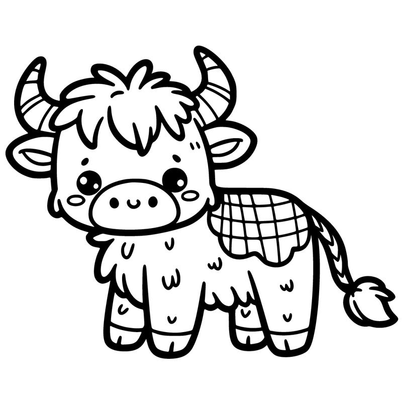 cute highland cow