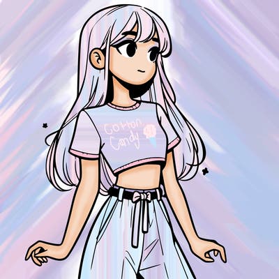 girl in a cute crop top