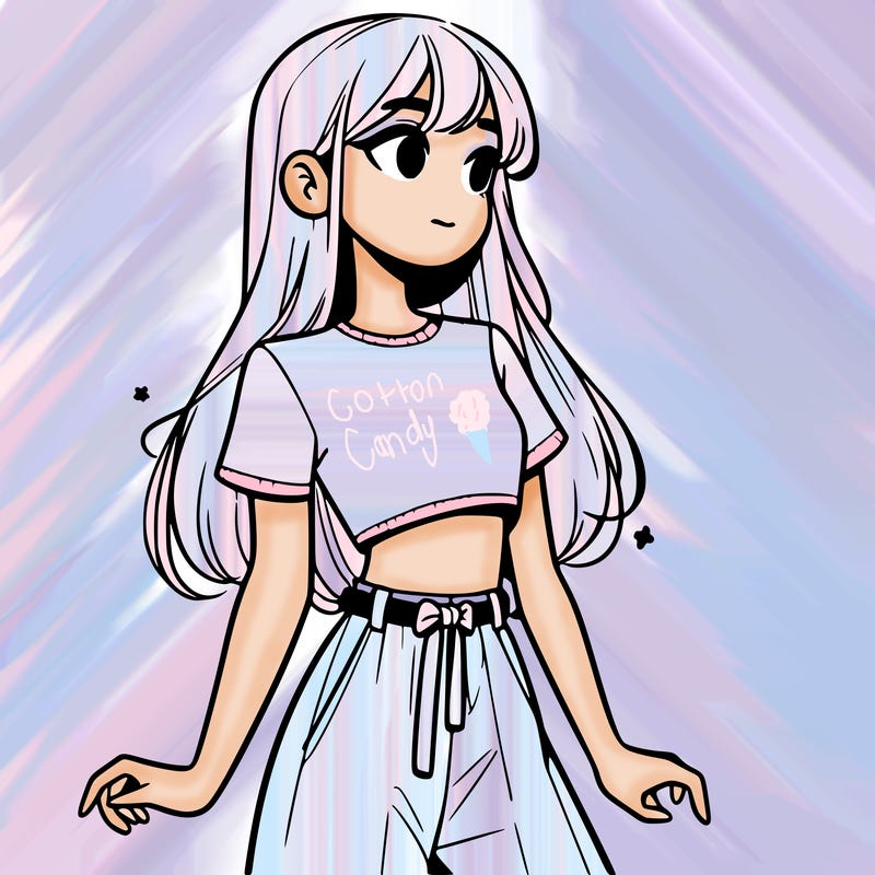 girl in a cute crop top