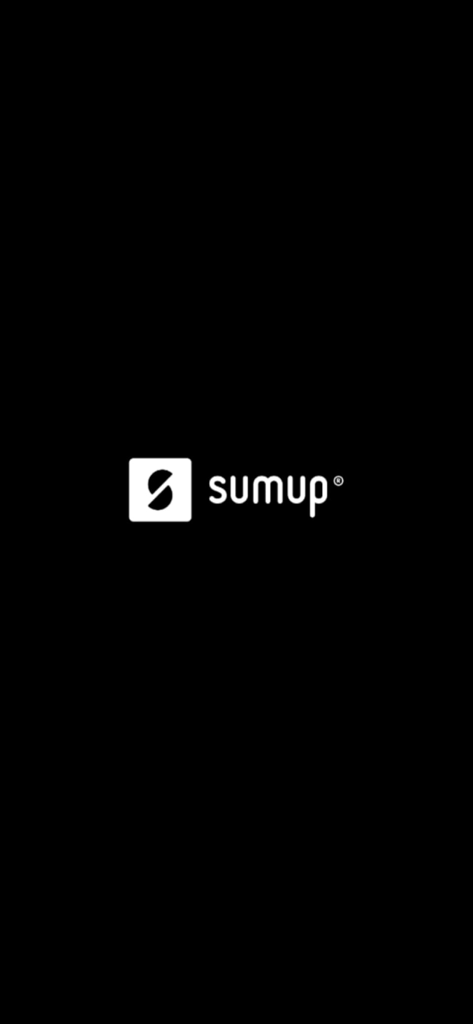 Sumup Learning Hub - SumUp Learning Hub app splash screen with logo on a black background