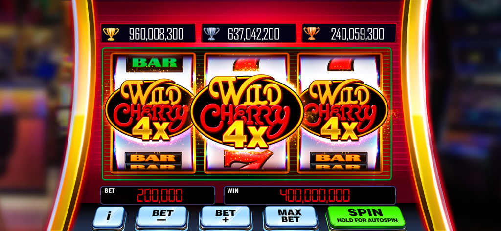 Double Rich！Vegas Casino Slots - Juego de ¡Doble de Suerte! Slots de Casino de Las Vegas con rodillos Wild Cherry 4x y victoria de bote