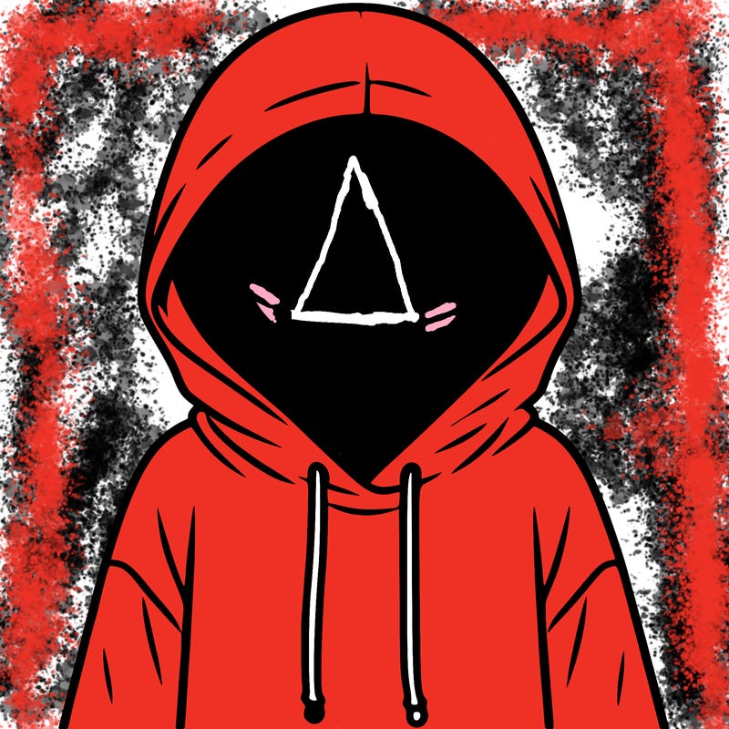 faceless girl in hoodie