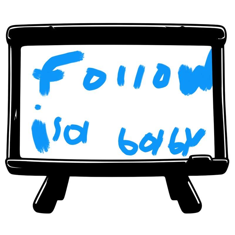 blank board