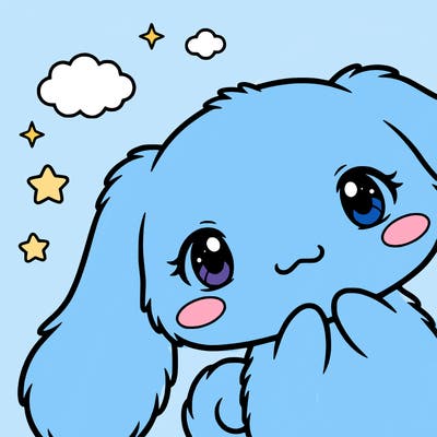 anime cinnamoroll cute fluffy