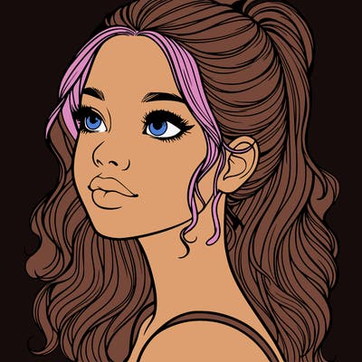 beautiful realistic girl