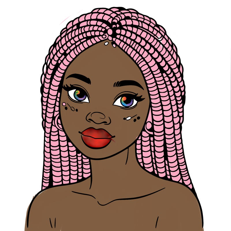 african woman with fulani braids