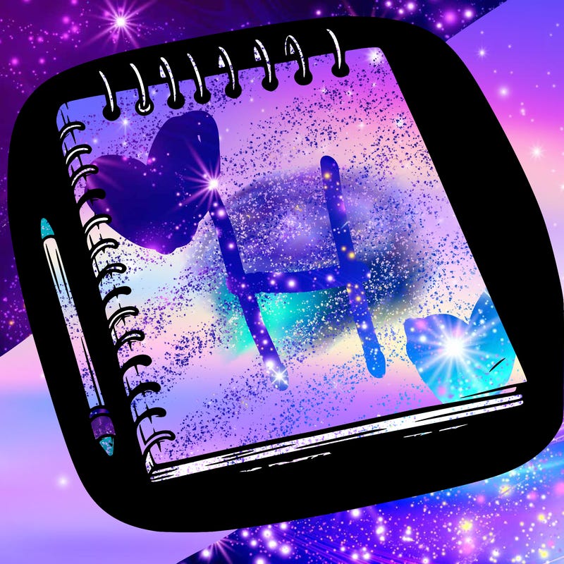a blank sketch pad