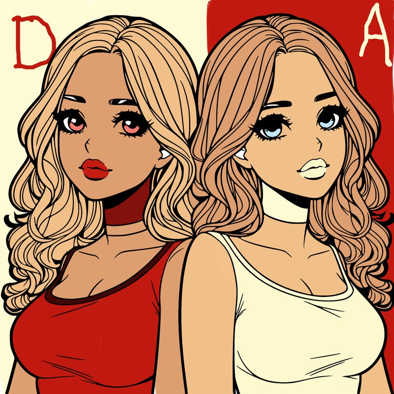 realistic twin sisters