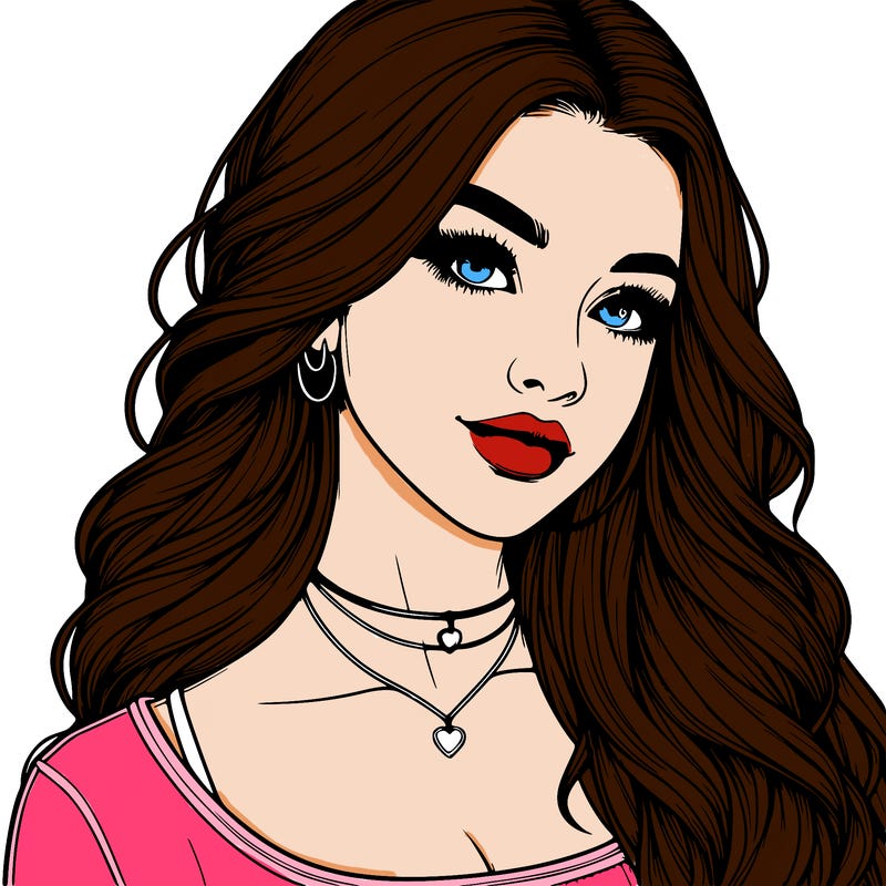 detailed realistic girl