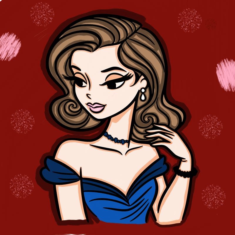 an elegant woman