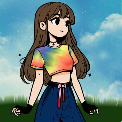 girl in a cute crop top