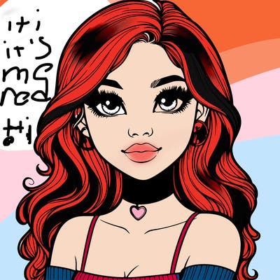 realistic pretty girl