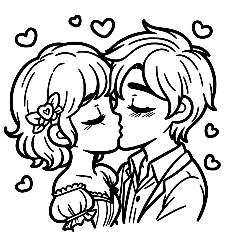 true love and kissing