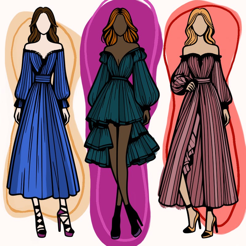 fashion models dresses