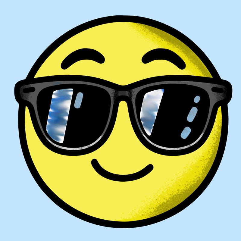 emoji with sunglasses