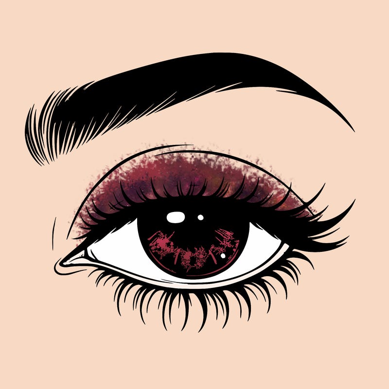 eye closed realistic