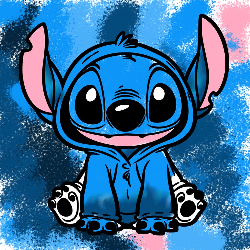 stitch in a dog costume