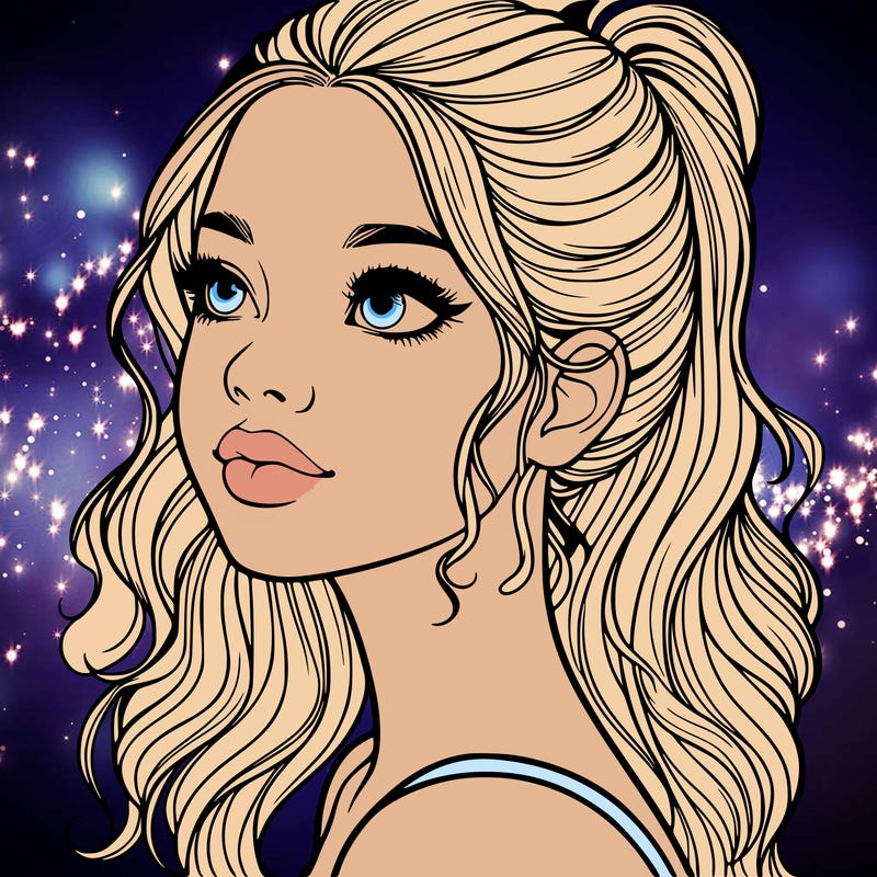 beautiful realistic girl