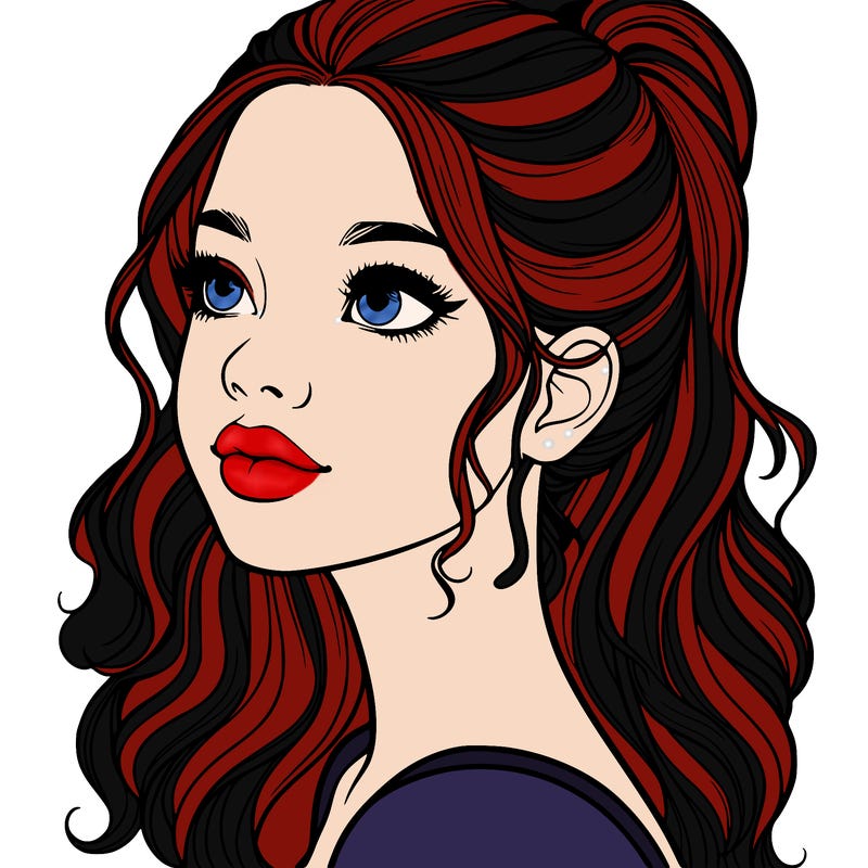 beautiful realistic girl