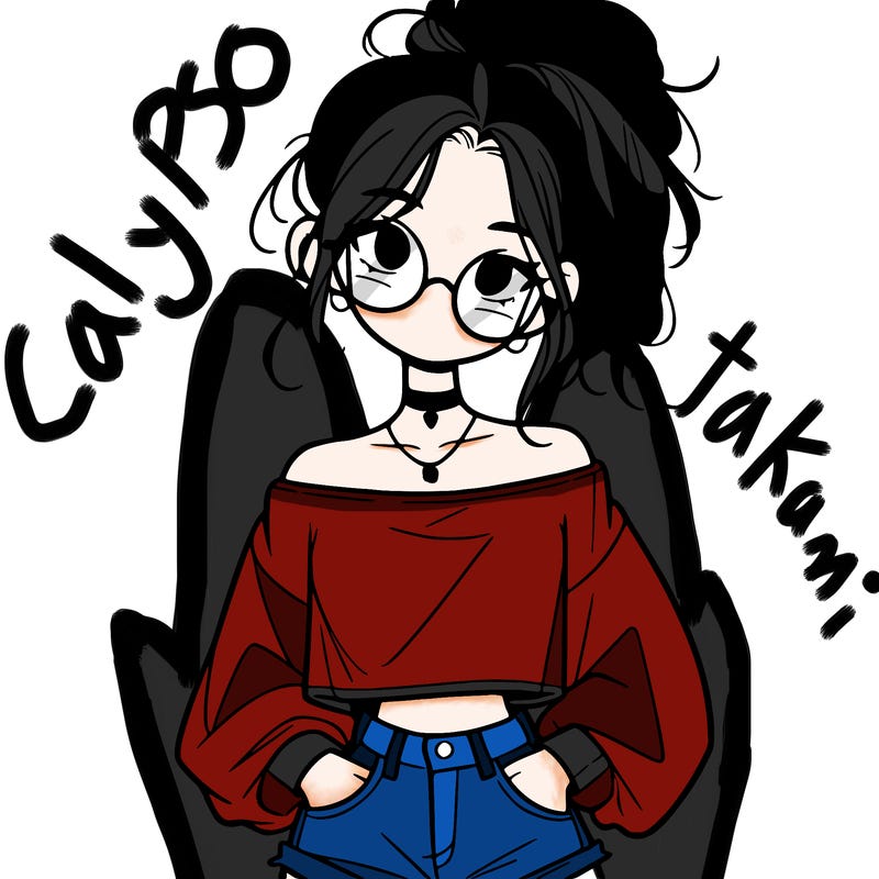 girl with a messy ponytail glasses a baggy crop top and jean shorts