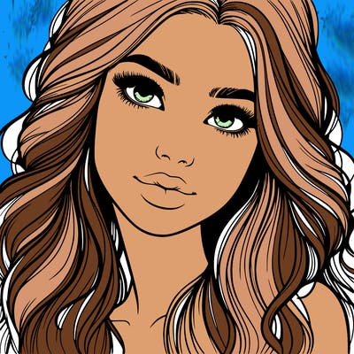 beautiful realistic girl