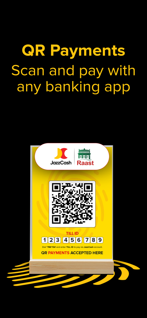 JazzCash- Your Mobile Account - JazzCash mobile app screen showing QR payments and scan to pay feature
