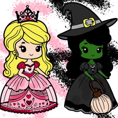 princess as a witch