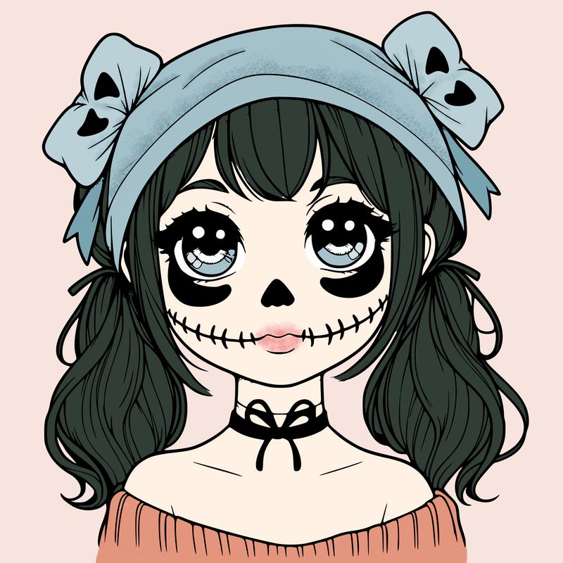 realistic girl halloween