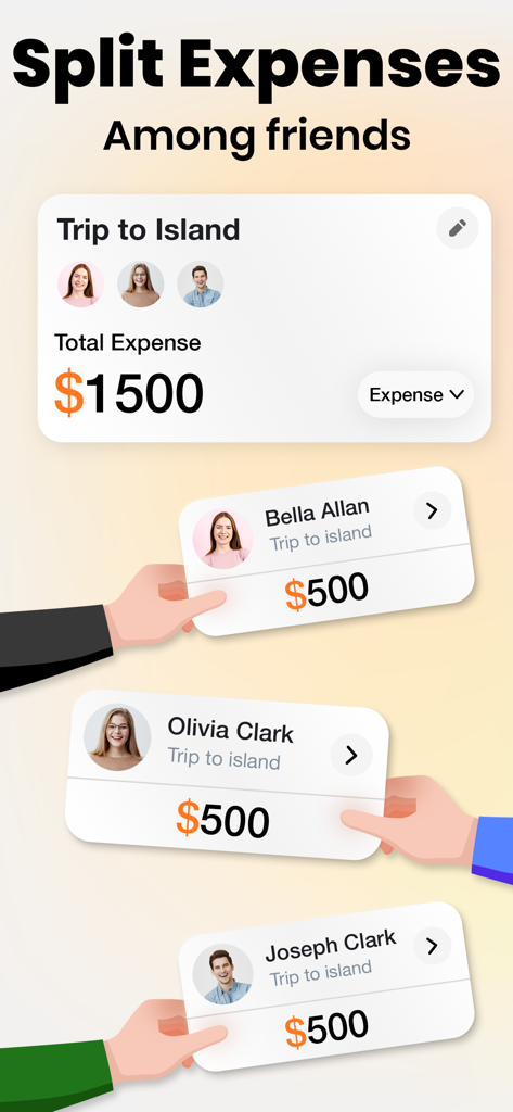 SplitG - Group Expense Manager - Finance App | MWM