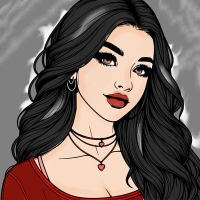 detailed realistic girl