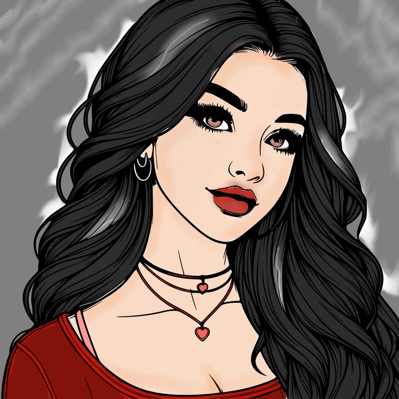 detailed realistic girl