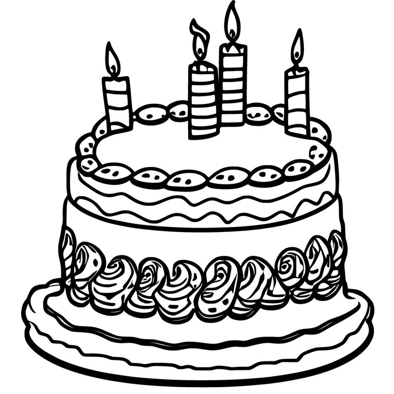 birthday cake for 6 years old