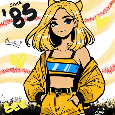 a realistic girl with a crop top and short shorts in an open jacket