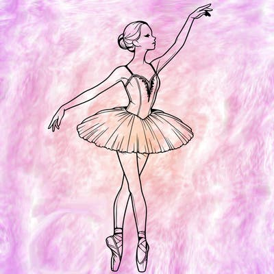 realistic ballerina