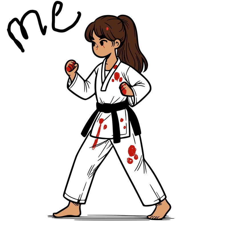 taekwondo girl