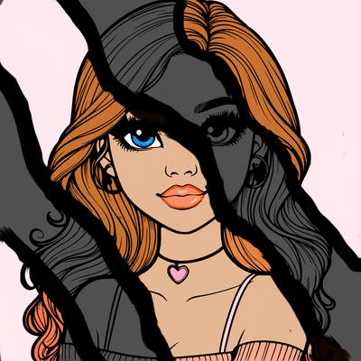 realistic pretty girl