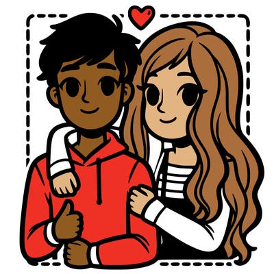 girlfriend and boyfriend