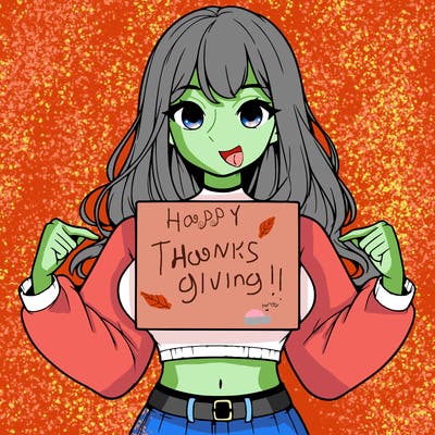 girl holding a blank sign in a long sleeve crop top