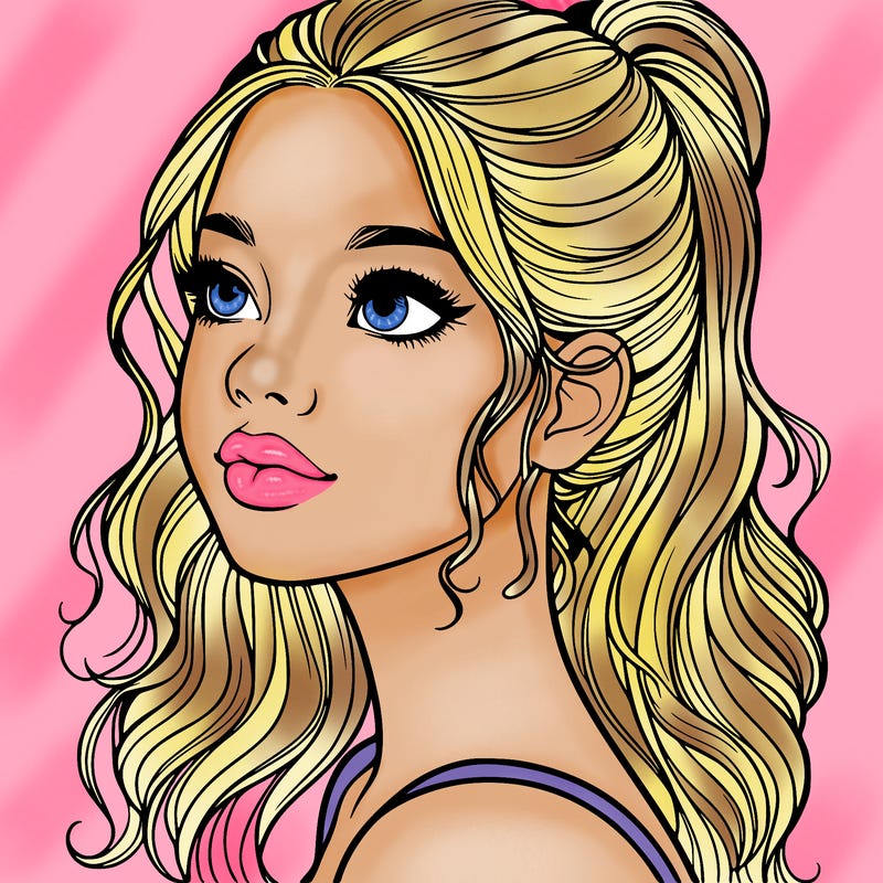 beautiful realistic girl