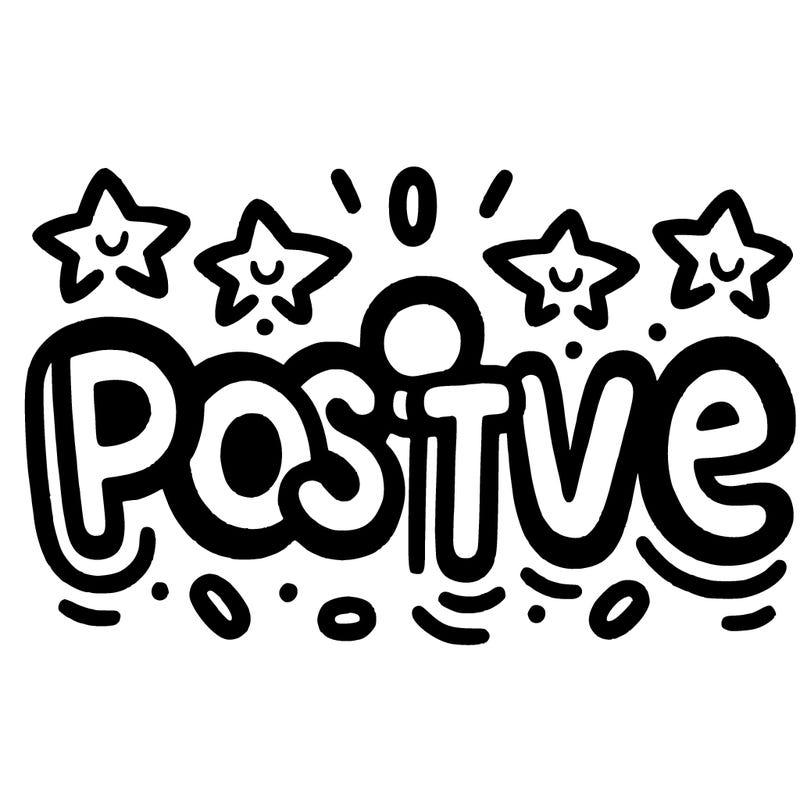 the word positive