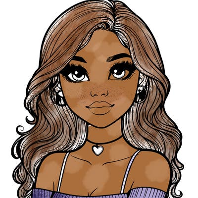 realistic pretty girl