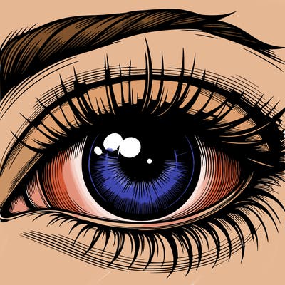 realistic eye