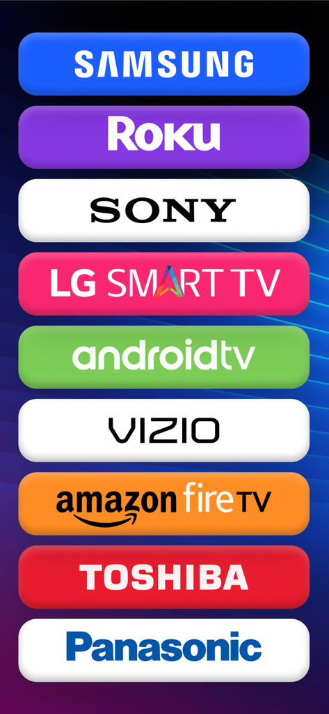 Universal Remote - TV Remote - Lista de marcas de smart TV compatibles con la aplicación de control universal que incluye Samsung Roku Sony y LG